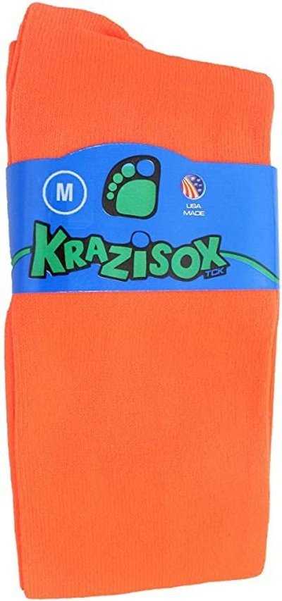 TCK Krazisox Neon Knee High Socks - Neon Orange - HIT a Double