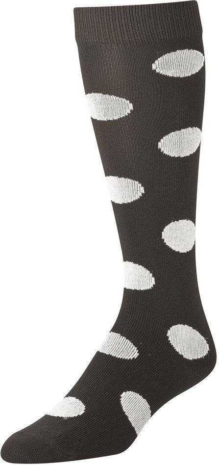 TCK Krazisox Polkadot Knee High Socks - Black White - HIT a Double
