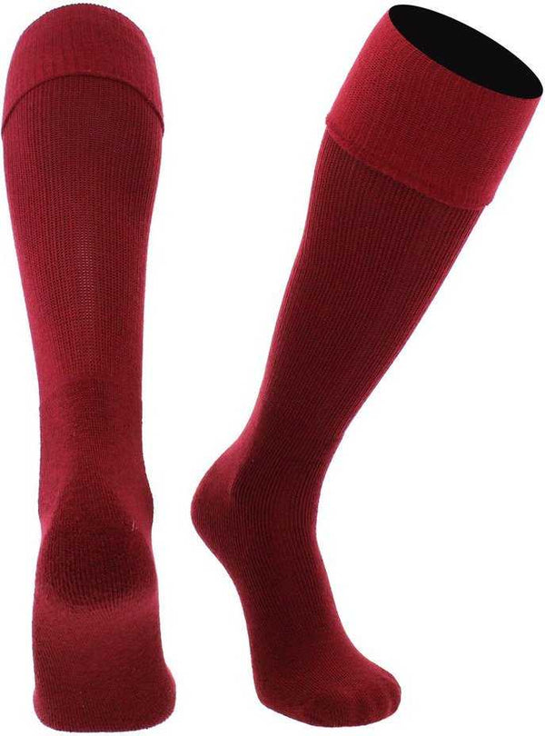 TCK Multisport Acrylic Knee High Tube Socks - Cardinal - HIT a Double