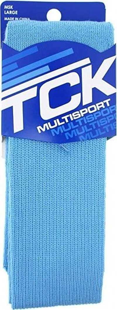 TCK Multisport Acrylic Knee High Tube Socks - Columbia Blue - HIT a Double