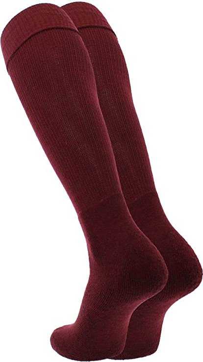 TCK Multisport Acrylic Knee High Tube Socks - Maroon - HIT a Double