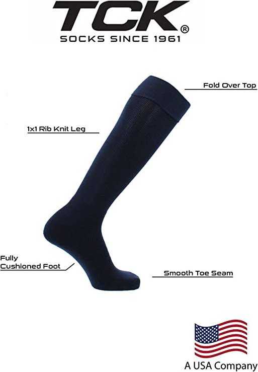 TCK Multisport Acrylic Knee High Tube Socks - Navy - HIT a Double