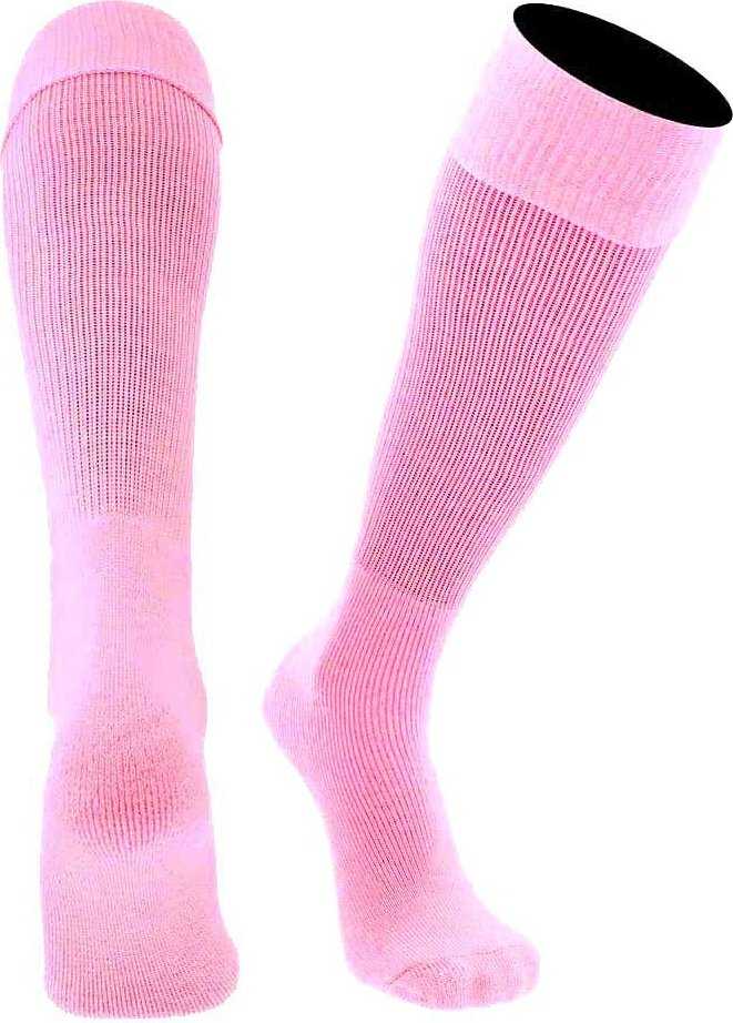 TCK Multisport Acrylic Knee High Tube Socks - Baby Pink - HIT a Double - 1