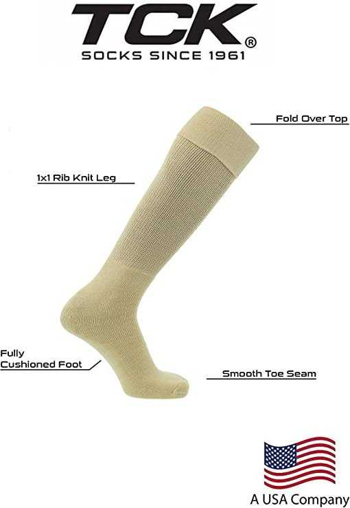 TCK Multisport Acrylic Knee High Tube Socks - Vegas Gold - HIT a Double