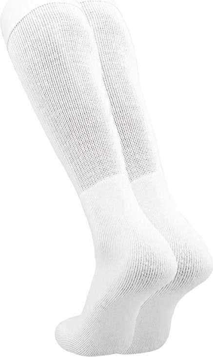 TCK Multisport Acrylic Knee High Tube Socks - White - HIT a Double