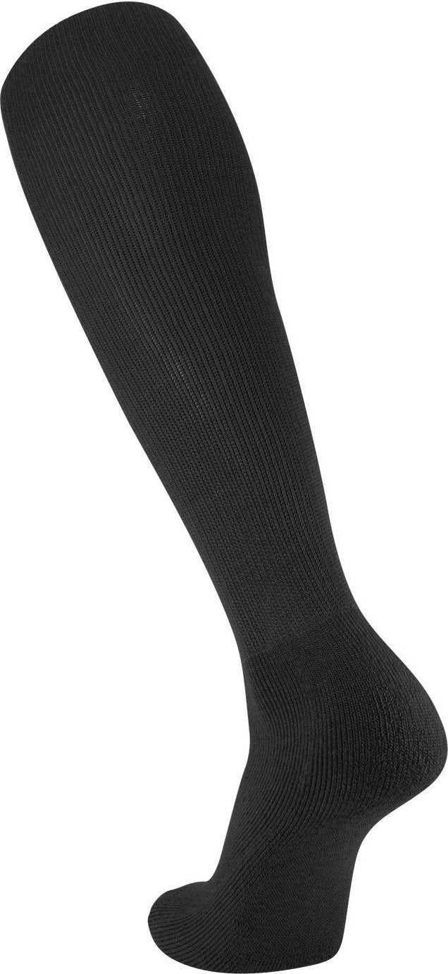 TCK OS Series Solid Soccer / Rugby Tube Socks - Black - HIT a Double