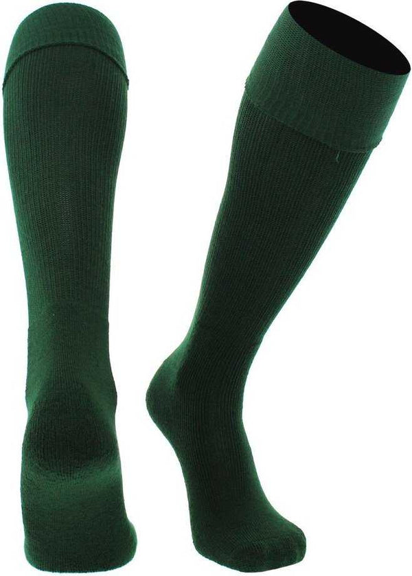 TCK OS Series Solid Soccer / Rugby Tube Socks - Dark Green - HIT a Double