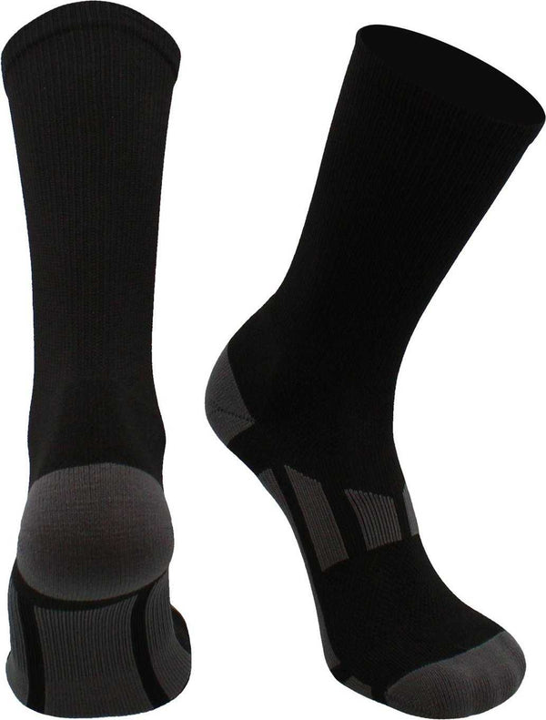 TCK Performance 2.0 Crew Socks - Black - HIT a Double