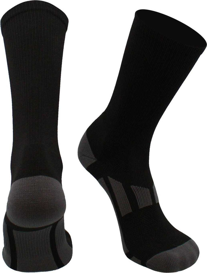 TCK Performance 2.0 Crew Socks - Black - HIT a Double