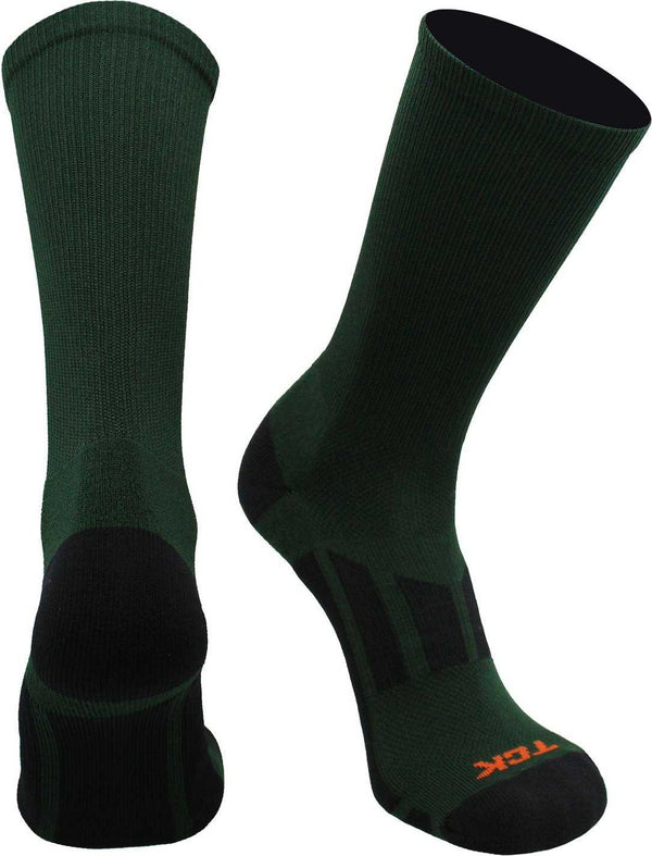 TCK Performance 2.0 Crew Socks - Dark Green - HIT a Double