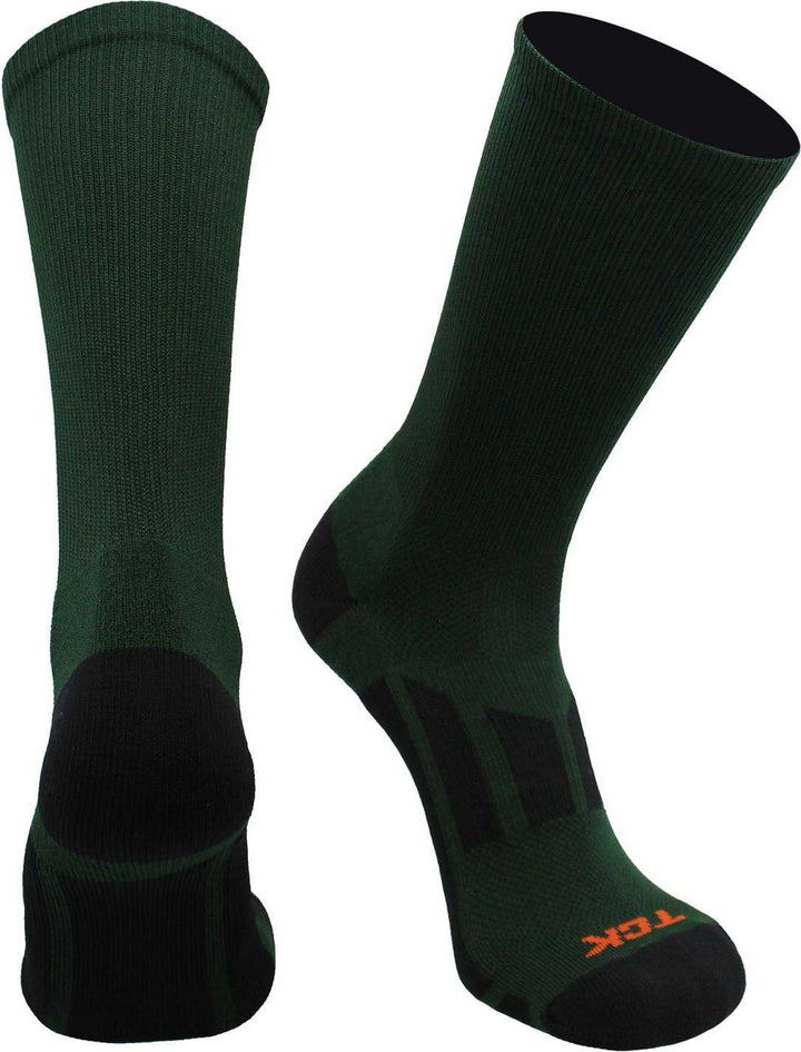 TCK Performance 2.0 Crew Socks - Dark Green - HIT a Double