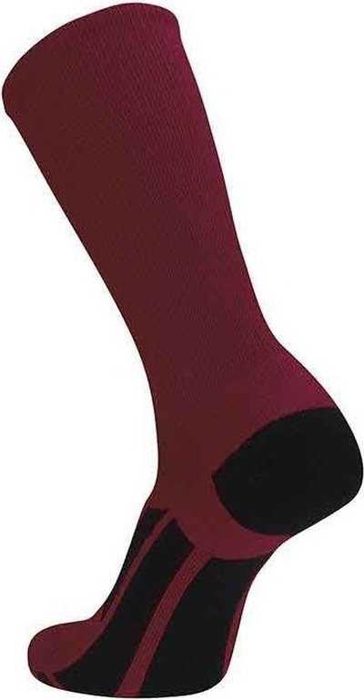 TCK Performance 2.0 Crew Socks - Maroon - HIT a Double