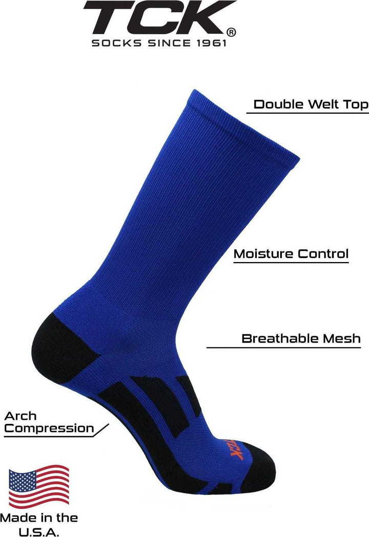 TCK Performance 2.0 Crew Socks - Purple - HIT a Double
