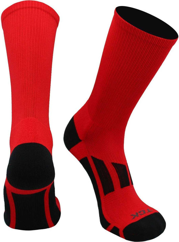 TCK Performance 2.0 Crew Socks - Scarlet - HIT a Double
