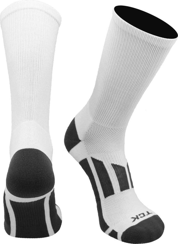 TCK Performance 2.0 Crew Socks - White - HIT a Double