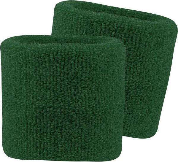 TCK Pro Wristbands 3.5" - Dark Green - HIT a Double