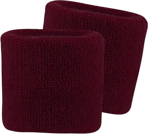 TCK Pro Wristbands 3.5" - Maroon - HIT a Double