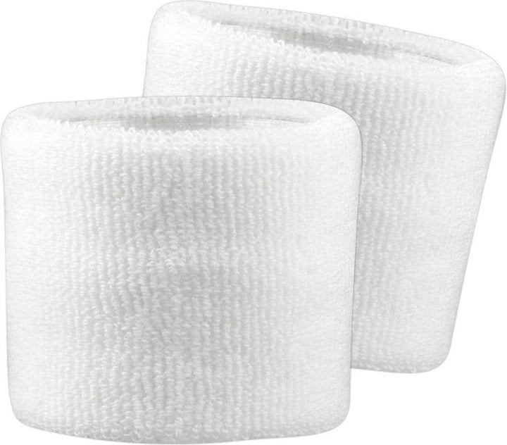 TCK Pro Wristbands 3.5" - White - HIT a Double