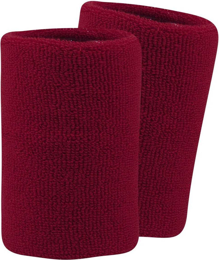 TCK Pro Wristbands 5.5" - Cardinal - HIT a Double