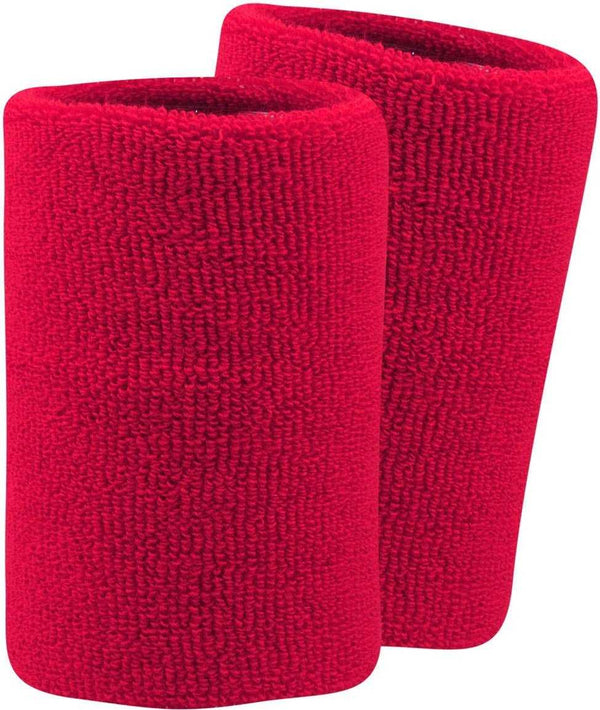 TCK Pro Wristbands 5.5" - Scarlet - HIT a Double