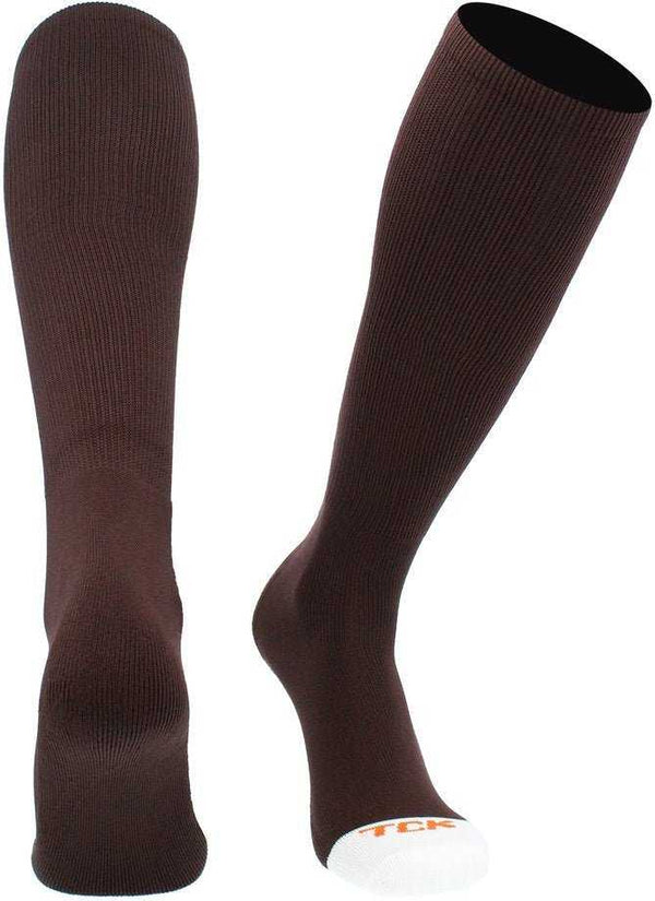 TCK Prosport Performance Knee High Tube Socks - Brown - HIT a Double