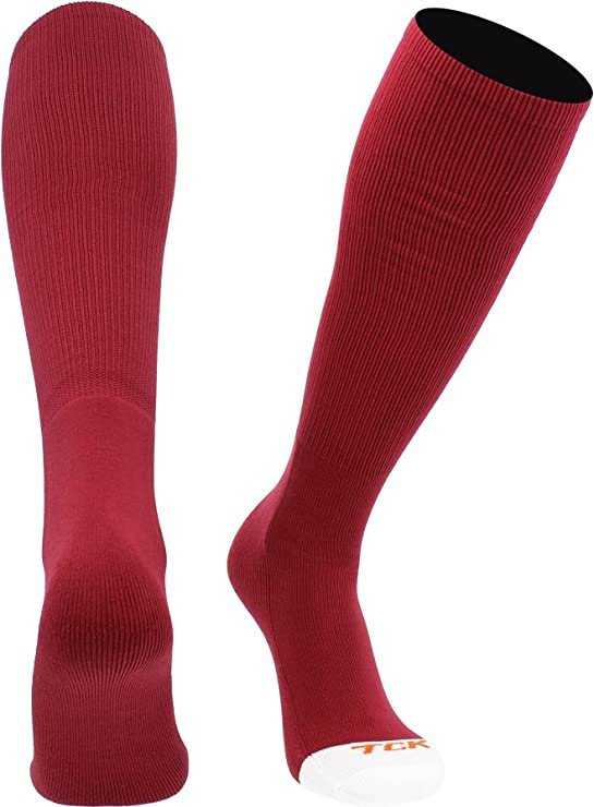 TCK Prosport Performance Knee High Tube Socks - Cardinal - HIT a Double