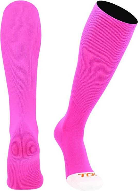 TCK Prosport Performance Knee High Tube Socks - Hot Pink - HIT a Double
