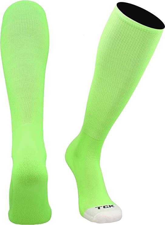 TCK Prosport Performance Knee High Tube Socks - Lime Green - HIT a Double