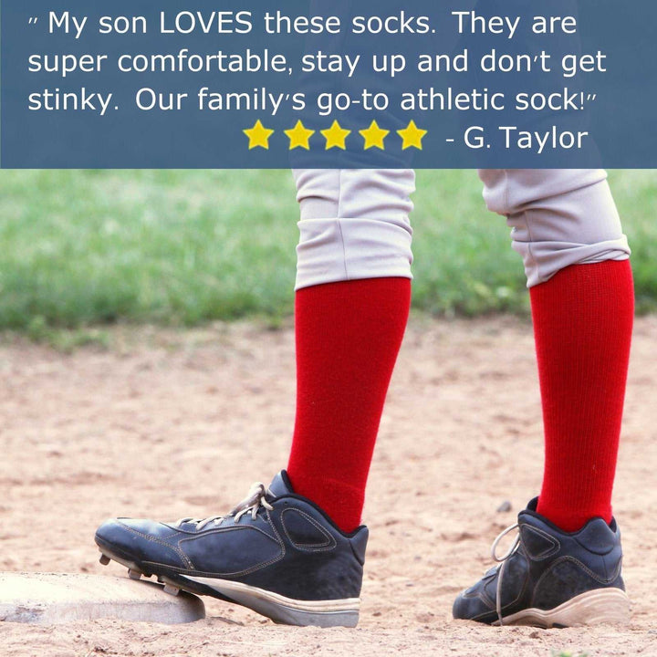 TCK Prosport Performance Knee High Tube Socks - Royal - HIT a Double