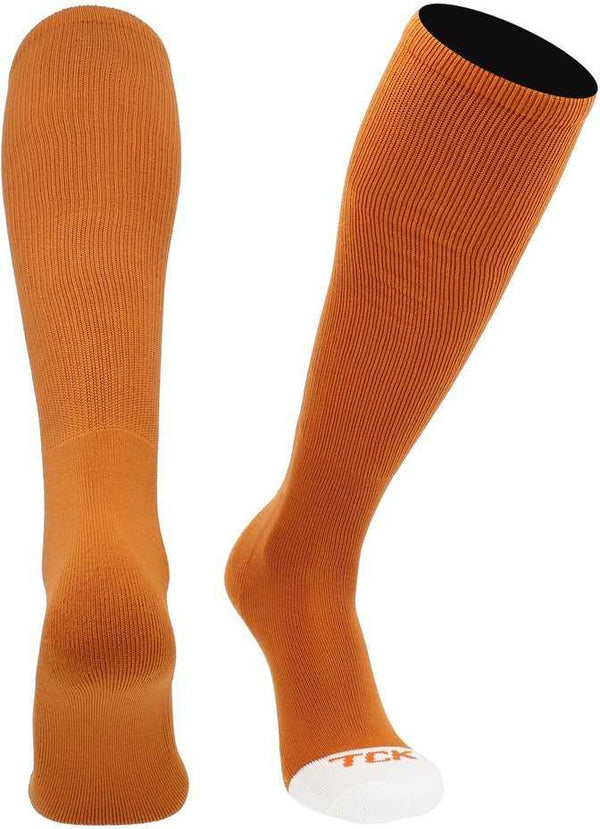 TCK Prosport Performance Knee High Tube Socks - Texas Orange - HIT a Double