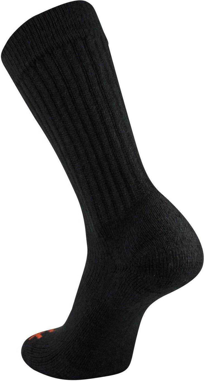 TCK Reacs Acrylic Crew Socks - Black - HIT a Double