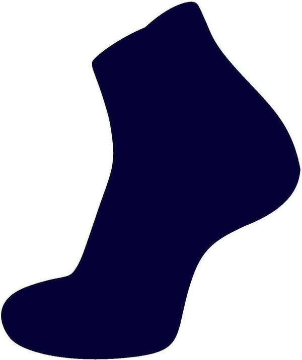TCK Reacs Acrylic Quarter Socks - Navy - HIT a Double