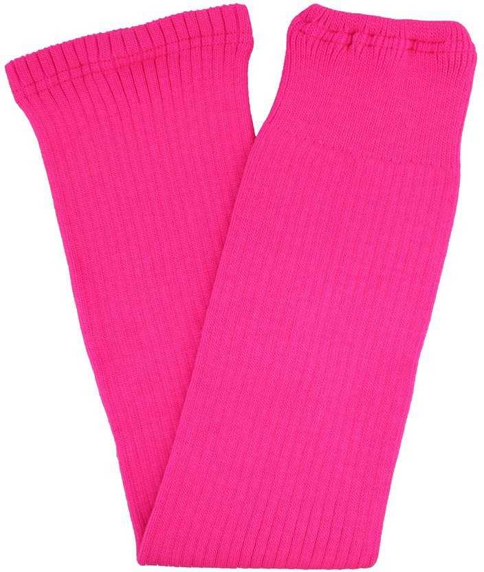 TCK Rib Knit Hockey Sock - Hot Pink - HIT a Double