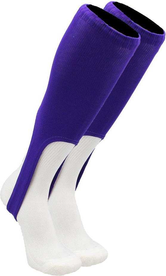 TCK Stirrups Adult Length 19" - Purple - HIT a Double