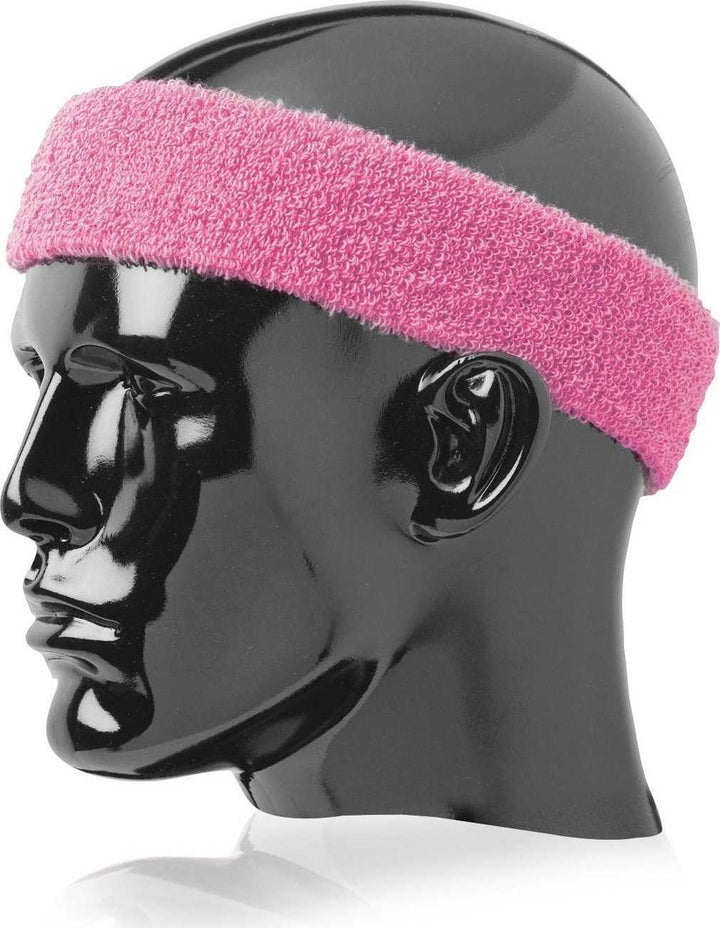 TCK Terry Headband 2" Wide Wide - Fuchsia - HIT a Double