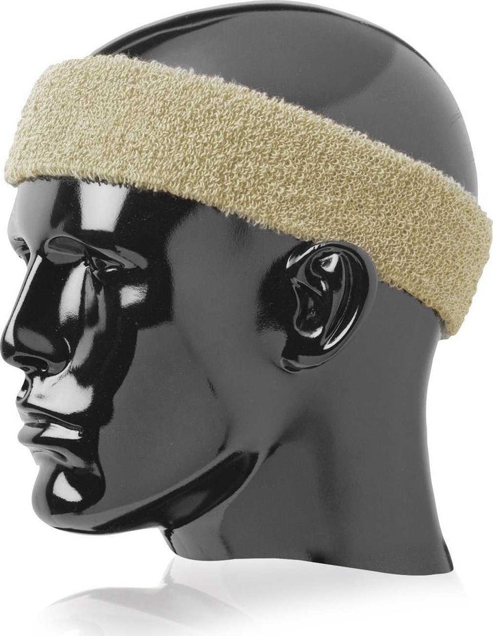 TCK Terry Headband 2" Wide Wide - Vegas Gold - HIT a Double