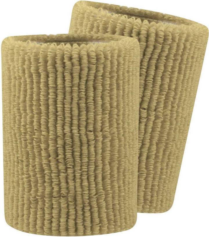 TCK Terry Wristbands 5" Wide - Vegas Gold - HIT a Double