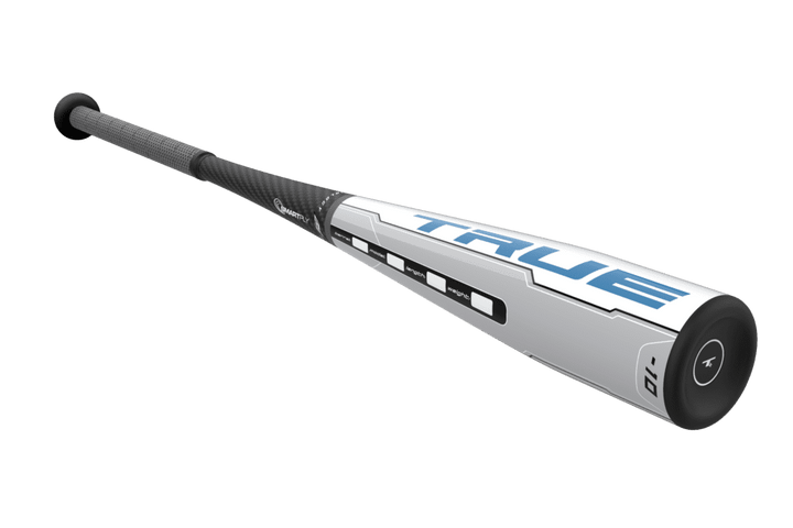 True 2020 T1X USSSA (-10) Bat 2 3/4" - Gray White Blue - HIT a Double