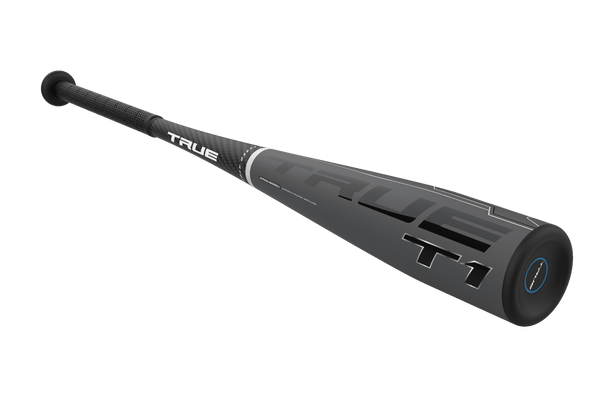 True 2020 T1 USA (-10) Youth Bat 2 5/8" - Black Gray - HIT a Double