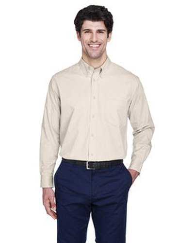 Ultraclub 8975 Men's Whisper Twill - Stone - HIT a Double