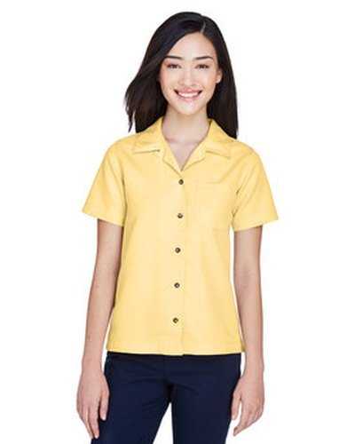 Ultraclub 8981 Ladies' Cabana Breeze Camp Shirt - Banana - HIT a Double