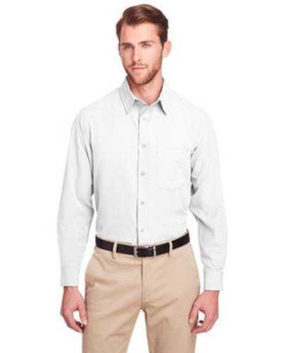 Ultraclub UC500 Men's Bradley Performance Woven Shirt - White - HIT a Double