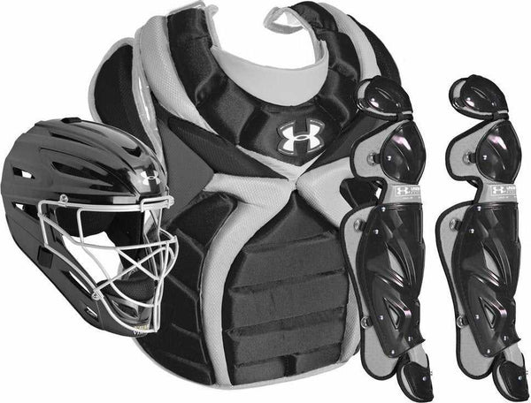 Under Armour Girl's Victory Series Softball Catcher's Gear Box Set UAWCK2-JRVS - Black