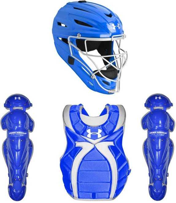 Under Armour Girls Victory Series Softball Catcher's Gear Box Set UAWCK2-JRVS - Royal