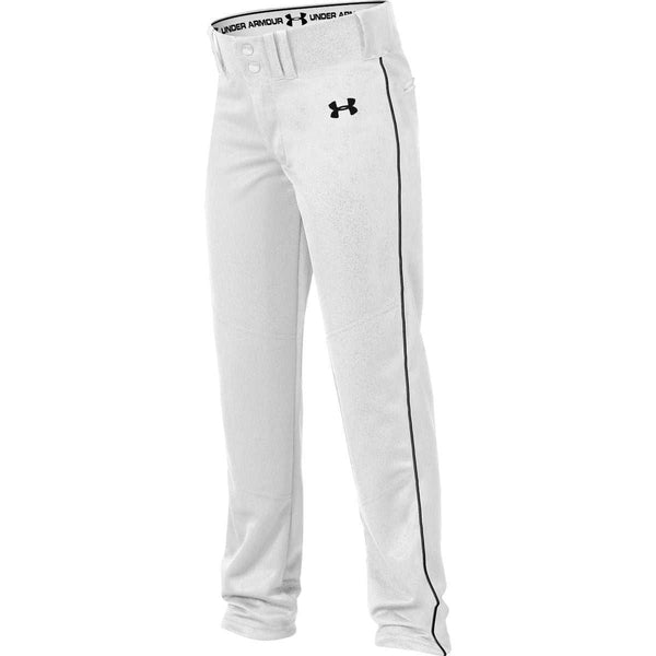 Under Armour Men's Next Open Bottom Pant - White Black - HIT a Double