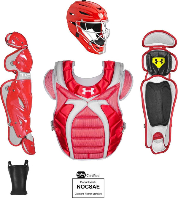 Under Armour Women's Victory Series Softball Catcher's Gear Box Set UAWCK2-SRVS - Scarlet