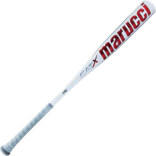 Marucci CatX Connect BBCOR (-3) Bat - White Red