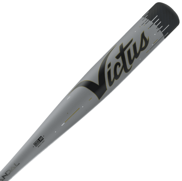 Victus 2024 Vandal 3 BBCOR -3 Bat - Dark Gray - HIT a Double - 1