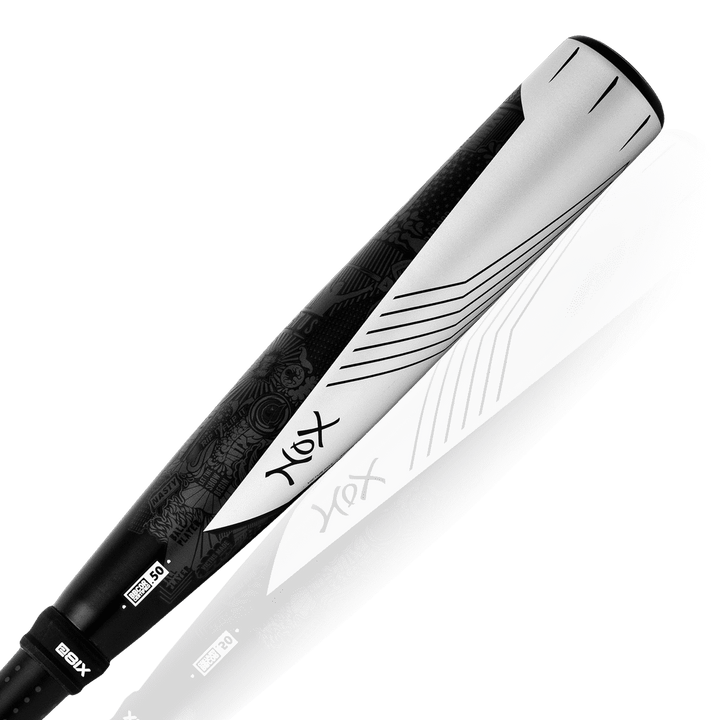 Victus NOX BBCOR (-3) Bat - Black White - HIT a Double