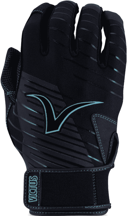 Victus Team Batting Glove - Black Mint - HIT a Double